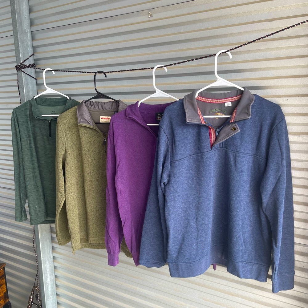 4 Large sized sweaters / pullovers.